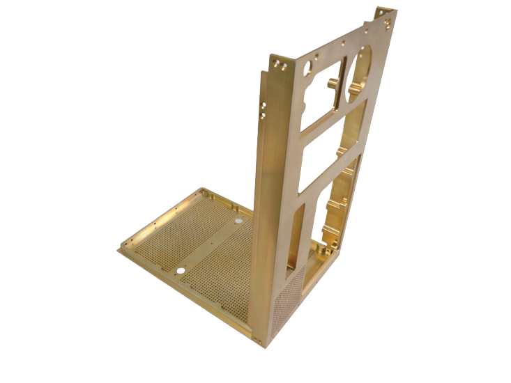 Finished metal assembly bracket ready for shipment