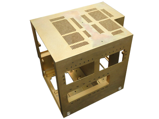 Dip brazed aluminum assembly component