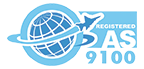 AS9100 aerospace quality certification badge